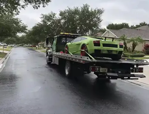 Proving Towing Excellence with Luxury Lamborghinis